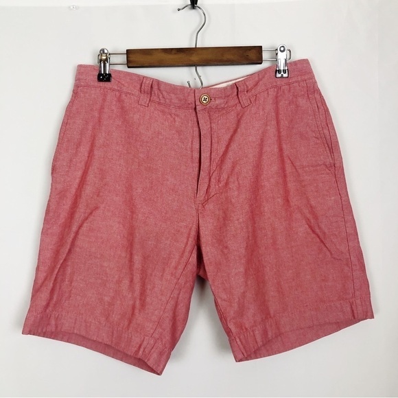 J. Crew Factory Other - J Crew Factory Gramercy Red Shorts Men’s Size 34